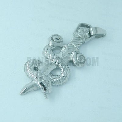 FSP05W29 tribal snake pendant