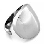 FSR06W71 irregular convex signet ring