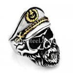 FSR20W38 skull pirate captain Ring