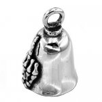 FSP18W04 middle finger hand signal bell biker Pendant