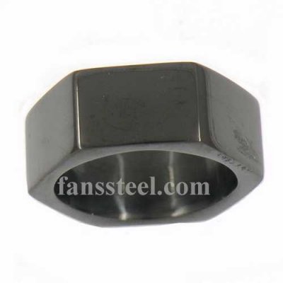 FSR13W51B Hexagon sixangles Square band ring