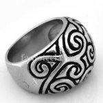 FSR08W82 swirl flower pattern ring