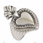 FSR14W19 spade heart ring