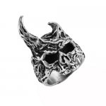 FSR22W08  Skull  ring