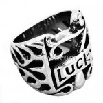 FSR11W67 flame lucky seven gamble Ring