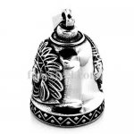 FSP17W98 Indian Chief head RIDER bell biker Pendant