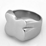 FSR04W66 Engravable signet ring