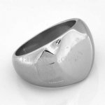 FSR06W79 shield engravable signet ring