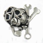 FSR09W44 single eye skull ring 