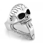 FSR07W72 Skull Medallion skeleton gothic Ring