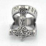 FSR14W99 inscription thors hammer ring