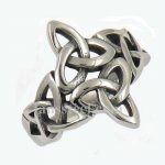 FSR12W51 celtic flower knot Irish Viking ring