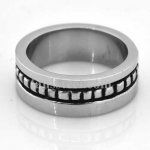 FSR08W71 dot row circle band ring