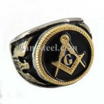 MBLR0017 custom made  eagle scout Master mason  ring 