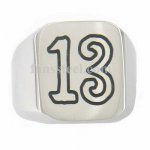 FSR11W53 Signet 13 biker  Ring 