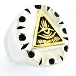 FSR20W81 triangle all seeing eye  Ring