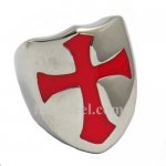 FSR13W01 shield cross templar knight ring