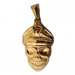 FSP18W59 Captain Skull Pendant