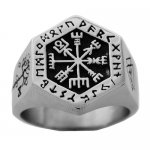 FSR21W21 Helm of Awe  Valknut Viking ring