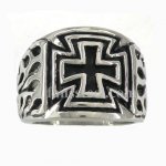 FSR10W56 iron german cross Ring 