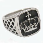 FSR12W64 Christ cross crown ring