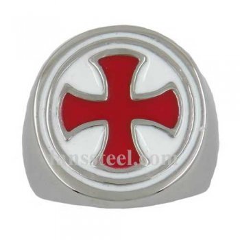 FSR11W85 Jesus Christ Crusaders cross ring