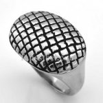 FSR08W70 oval masaic pattern ring