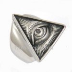 FSR12W82 triangle all seeing eye  Ring