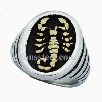 FSR14W53 zodiac sign scorpion ring