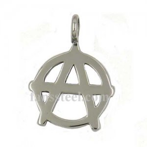 FSP02W46 letter A biker pendant