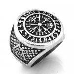 FSR14W75 Helm of Awe Viking valknut ring
