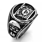 FSR09W24 moon star flag minitary ring