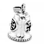 FSP17W95 IRON CROSS RIDER bell biker Pendant