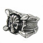 FSR14W01 Claw motorcycle chain retro skull biker ring