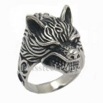 FSR12W06 super S wolf animal ring