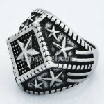 FSR14W62 five-pointed star ring