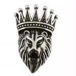 FSP19W62  Crown Lion Pendant