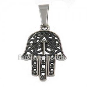 FSP17W17 Jewish Hand Hebrew Hamsa pendant