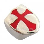 FSR13W01 shield cross templar knight ring