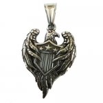 FSP19W18  Stars Eagle Pendant