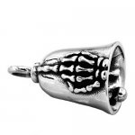 FSP18W04 middle finger hand signal bell biker Pendant