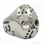 FSR13W11 13 skull iron mask ring