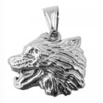 FSP19W88  Wolf Head Pendant