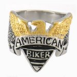 FSR10W13 eagle American biker ring