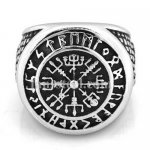 FSR14W75 Helm of Awe Viking valknut ring