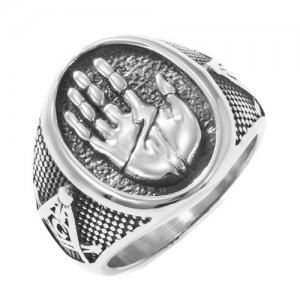 FSR21W75 Masonic ring