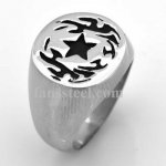 FSR08W90 Star Medallion Ring