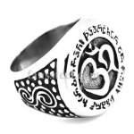 FSR20W27 tibet buddha letter OM ring