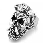 FSR20W39 ancient beard skull ring