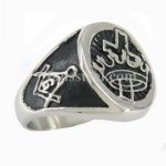 FSR09W80 Master Mason masonic ring